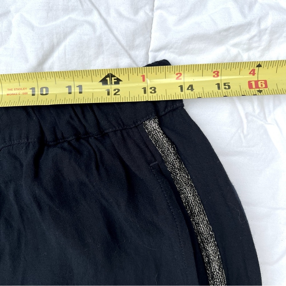 XiRENA | Draper Pants in Black with Gold Trim Elastic Waist Size Small - Picture 11 of 13